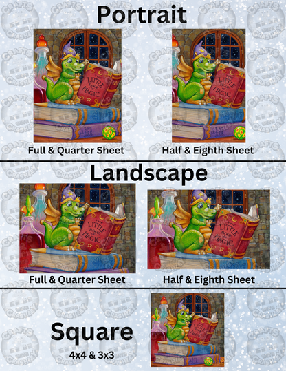 "A Little Bit of Magic" By ©Randal Spangler Decorative Diamond Painting Release Papers