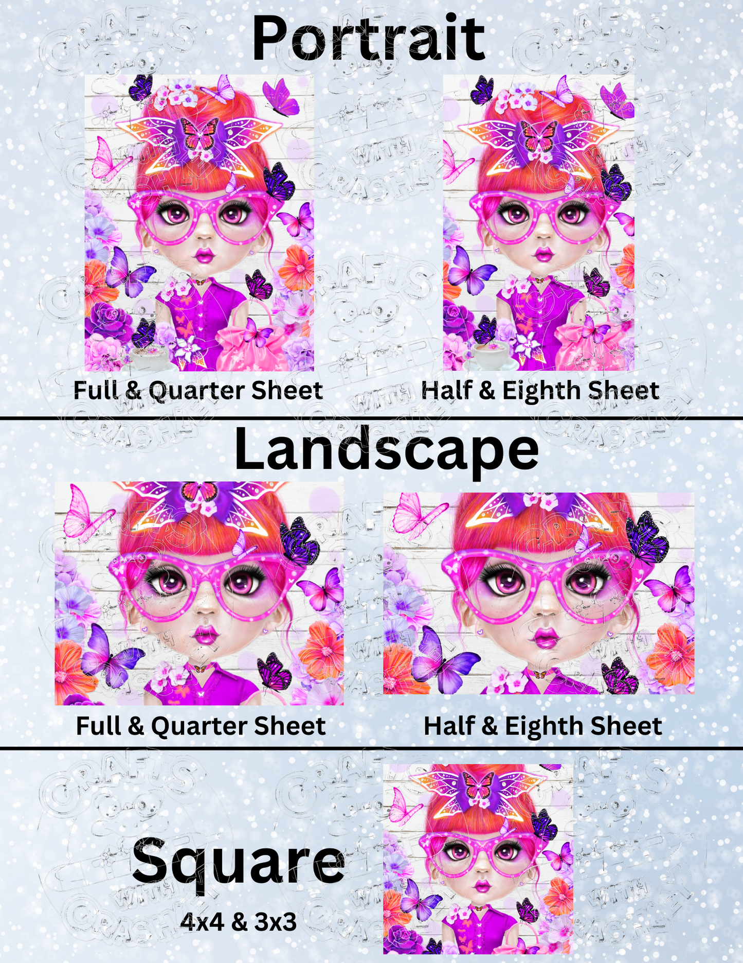 Product Bundle "Butterfly Collector Brielle" by ©Sheena Pike