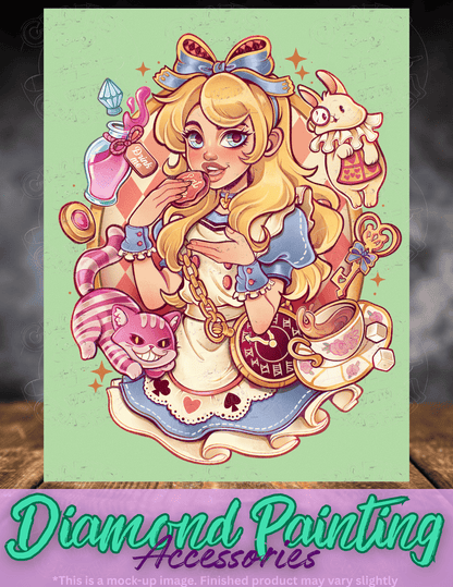 "Alice in Wonderland" by ©Mrs Butter D Premium Accessories for Diamond Painting