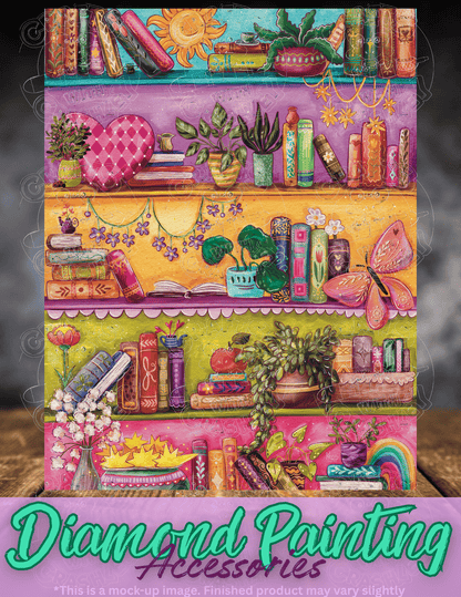 "Book Lover's Treasures" by ©Karii Creates Premium Accessories for Diamond Painting