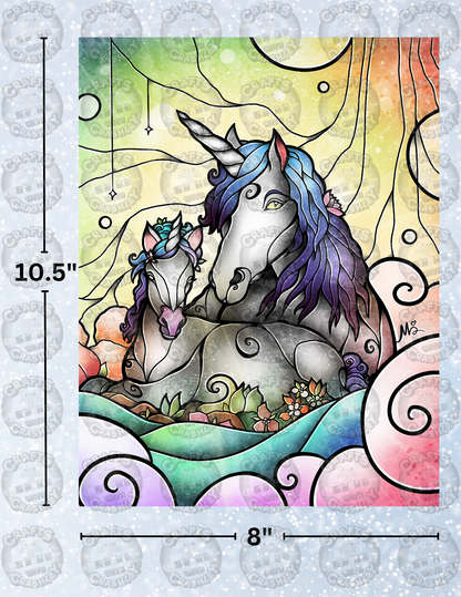 "Magical Mama" by ©Mandie Manzano Decorative Diamond Painting Release Papers