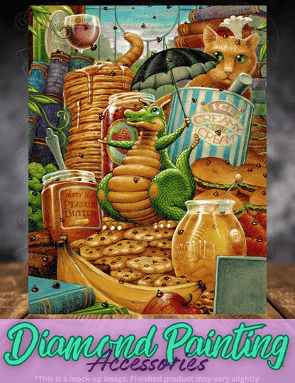 "Everything's Better with Chocolate Chips" by ©Randal Spangler Premium Accessories for Diamond Painting
