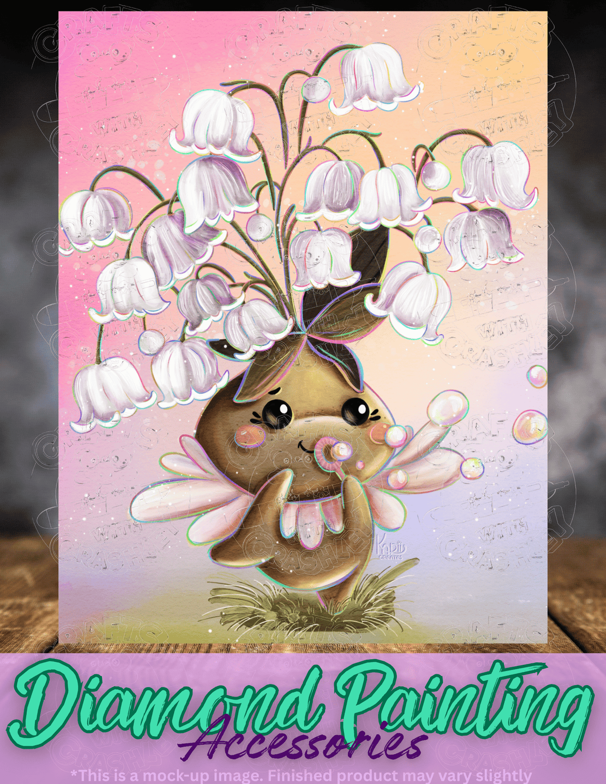 "Blooming Happy" by ©Karii Creates Premium Accessories for Diamond Painting
