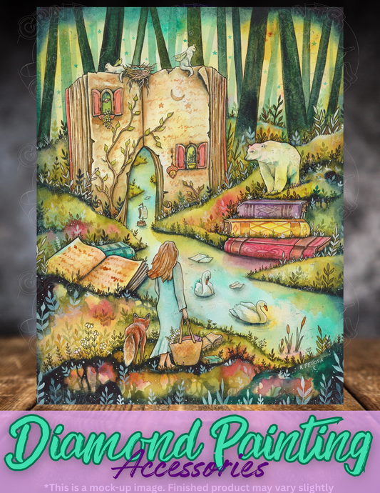 "So Many Chapters" by ©Kat Fedora Premium Accessories for Diamond Painting