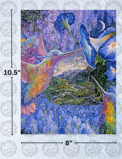 "Hitching a Ride" by ©Josephine Wall Decorative Diamond Painting Release Papers