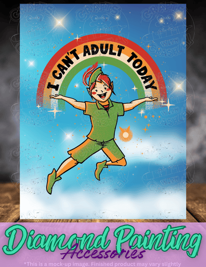"I Can't Adult Today" by ©Tobe Fonseca Premium Accessories for Diamond Painting