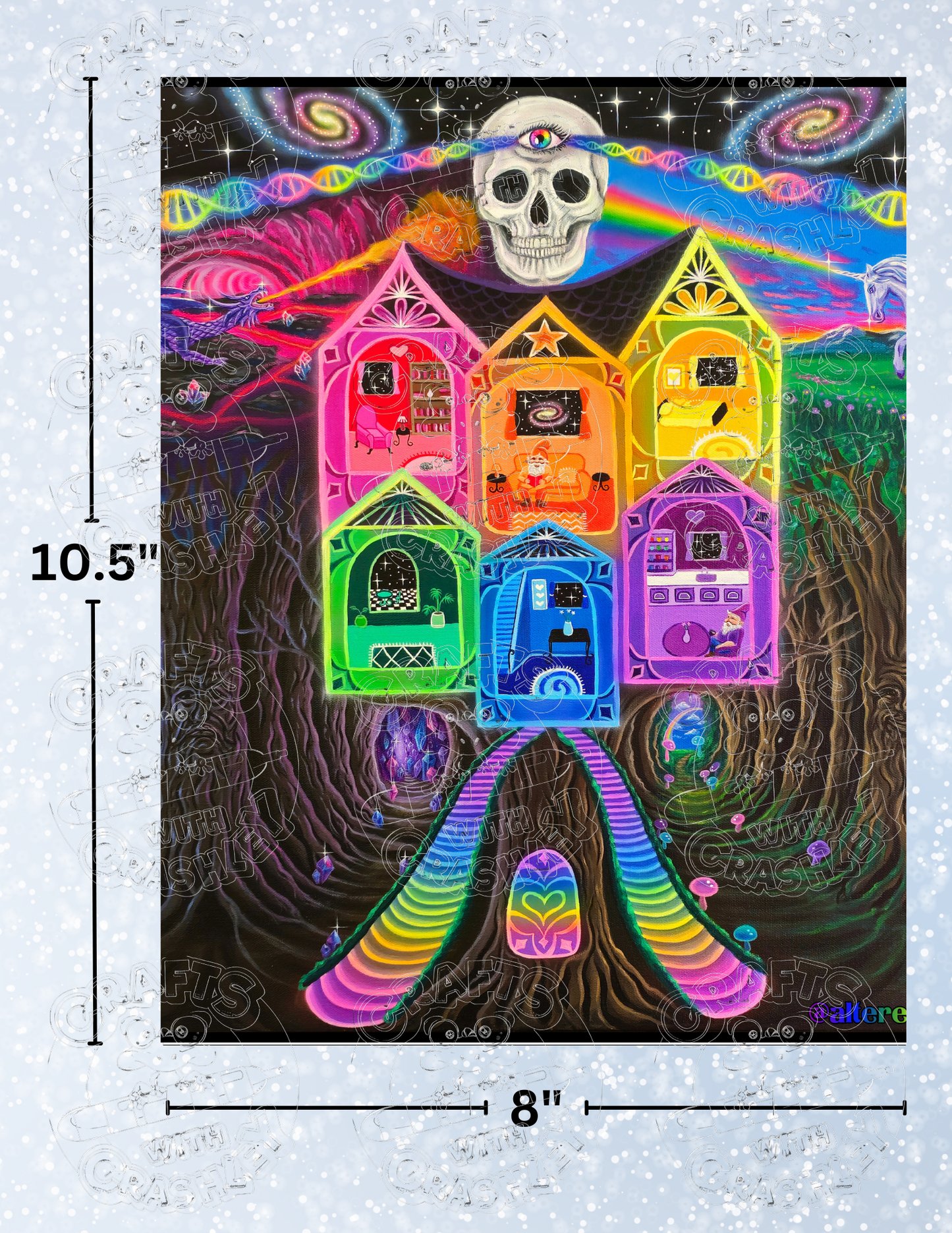 "Devine Imagination" by Becca Tindol Decorative Diamond Painting Release Papers