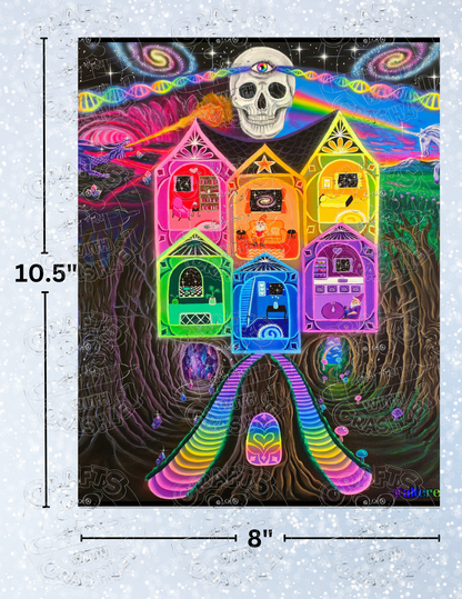 "Devine Imagination" by Becca Tindol Decorative Diamond Painting Release Papers