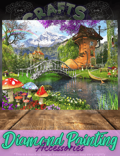 "The Old Shoe House" by ©Dominic Davison Premium Accessories for Diamond Painting
