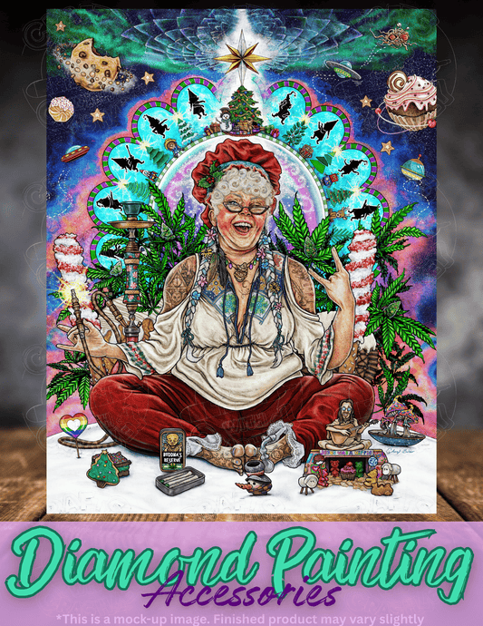"Bohemian Mrs Claus" by ©Cheryl Baker Premium Accessories for Diamond Painting