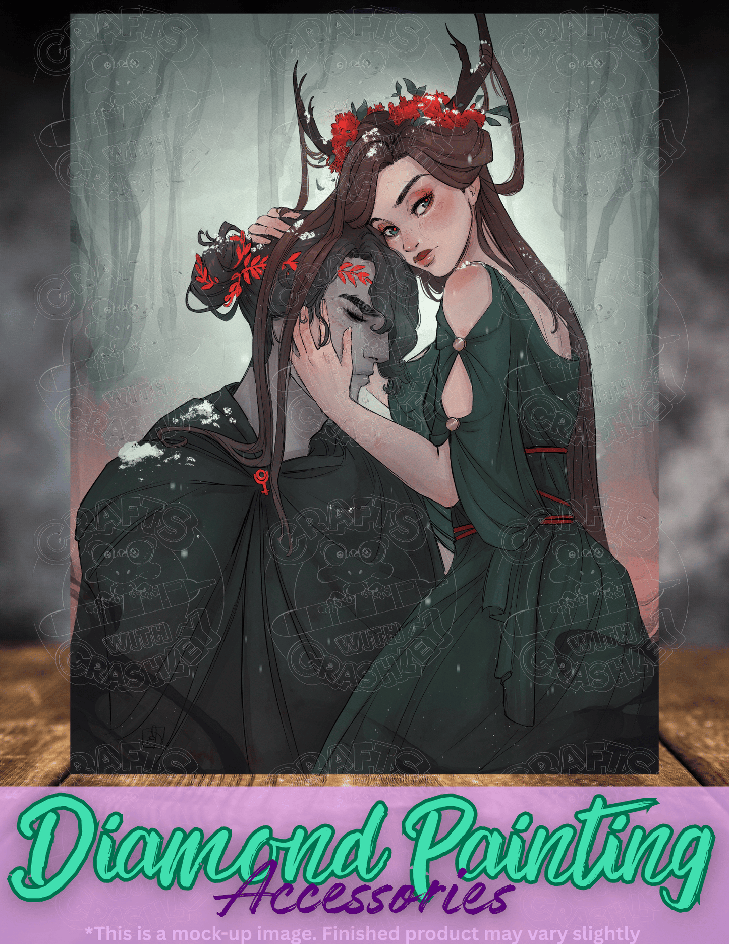 "Hades and Persephone" by ©ChrissaBug Premium Accessories for Diamond Painting