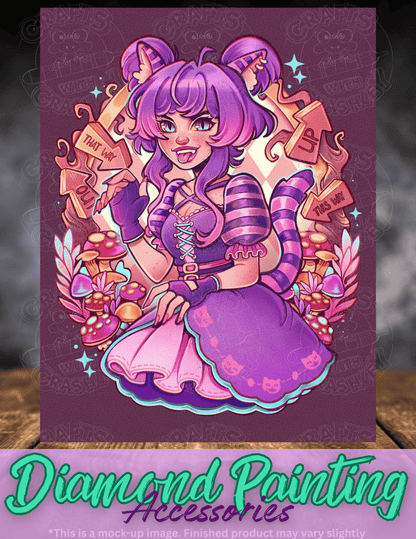 "The Cheshire Cat" by ©Mrs Butter D Premium Accessories for Diamond Painting