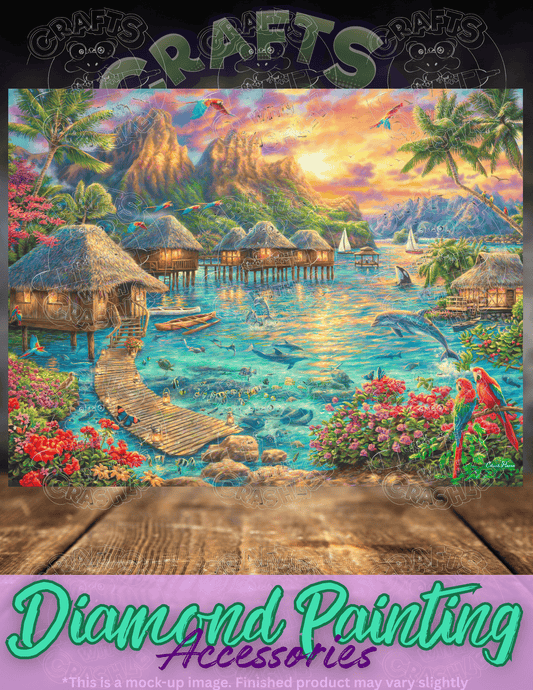 "Tropical Oasis" by ©Chuck Pinson Premium Accessories for Diamond Painting