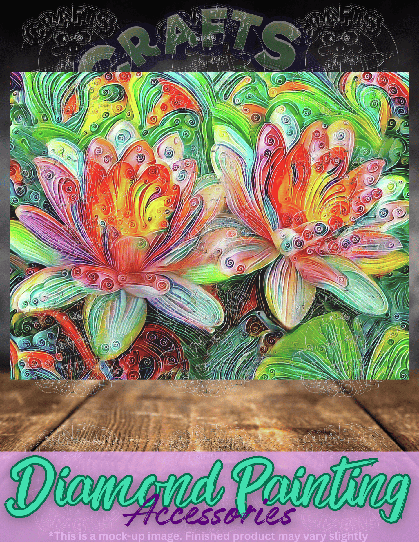 "Water Lilies Extravaganza" by ©Peggy Collins Premium Accessories for Diamond Painting
