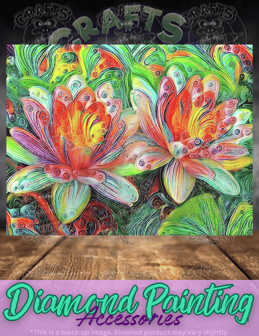 "Water Lilies Extravaganza" by ©Peggy Collins Premium Accessories for Diamond Painting