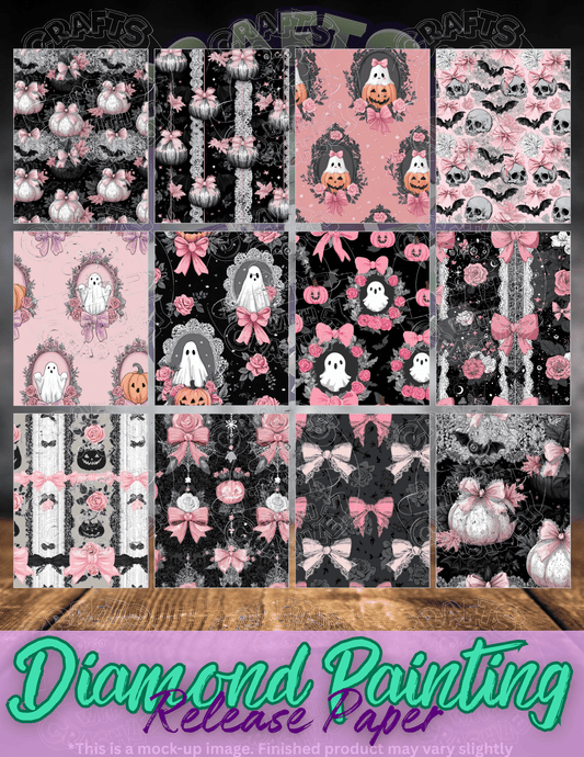 Gothic Pink Combo Pack Premium Release Paper for Diamond Painting