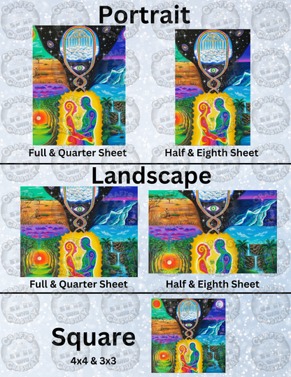 "Soulmates" by Becca Tindol Decorative Diamond Painting Release Papers