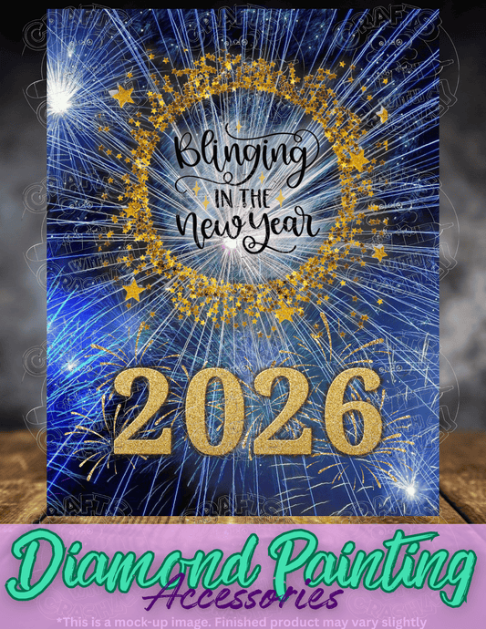 "Blinging in the New Year 2026" Premium Accessories for Diamond Painting
