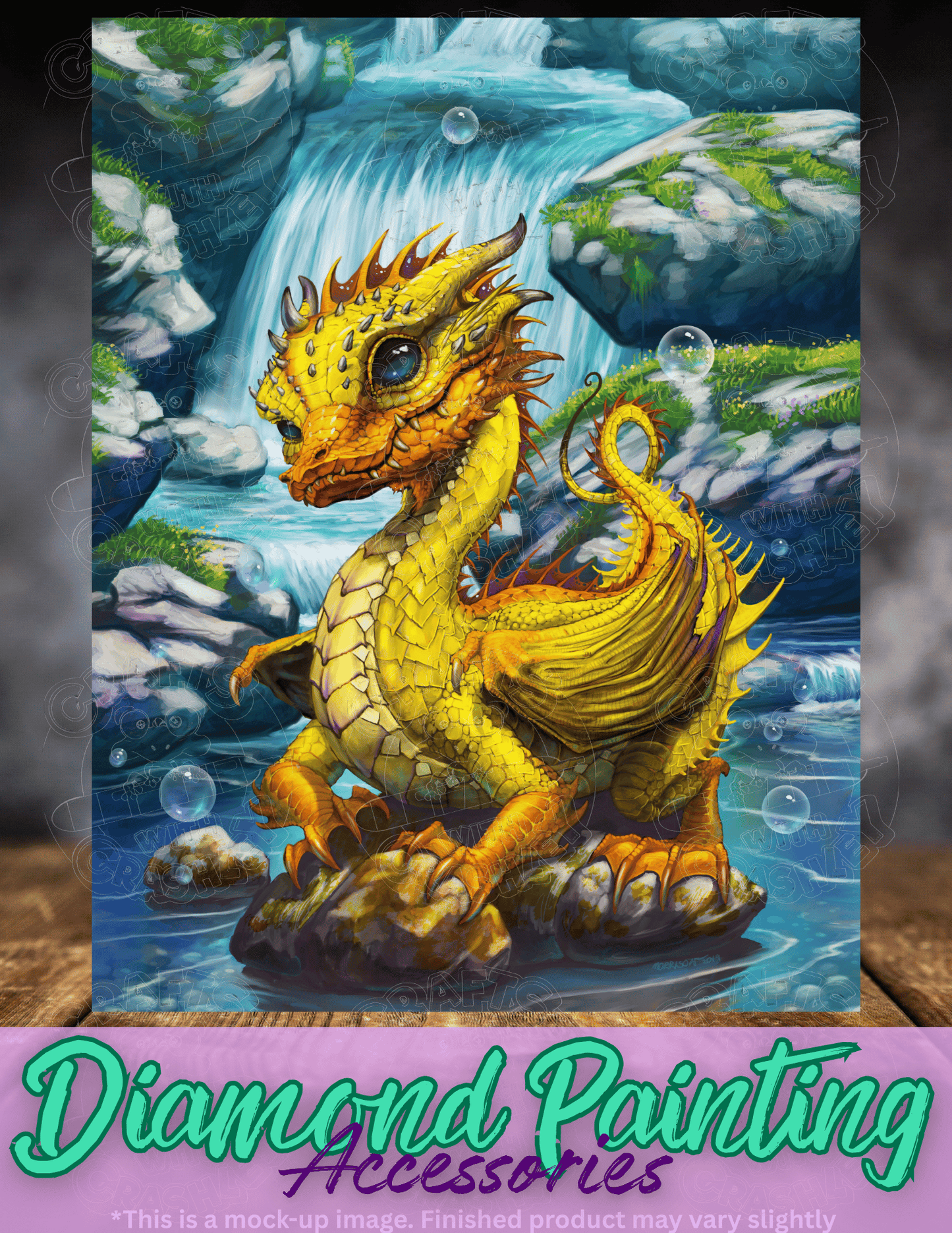 "Rubber Ducky Dragon" by ©Stanley Morrison Premium Accessories for Diamond Painting