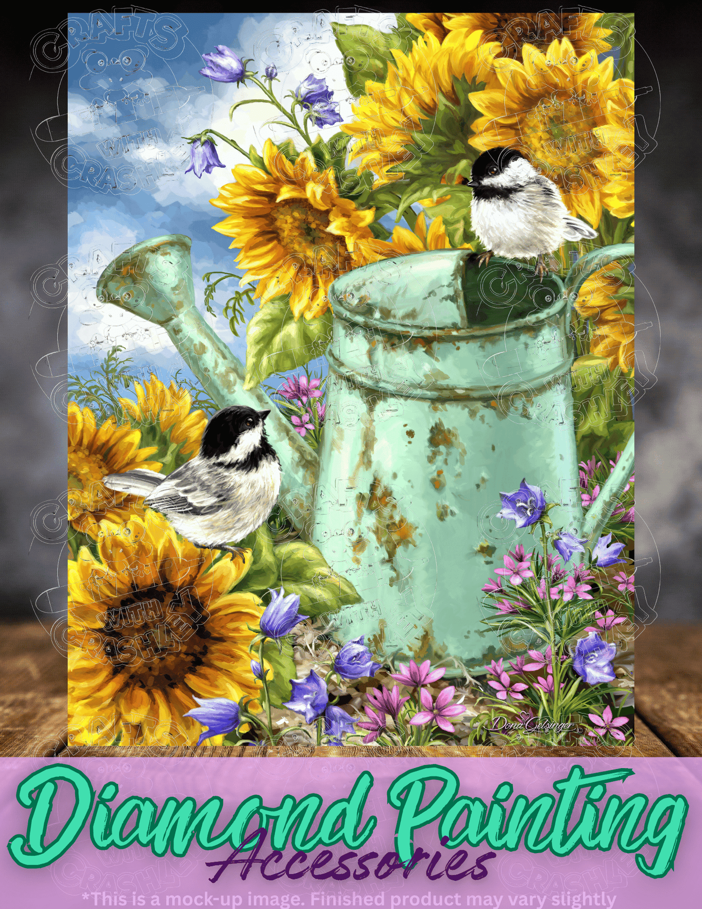 "Sunflower Garden" by ©Dona Gelsinger Premium Accessories for Diamond Painting