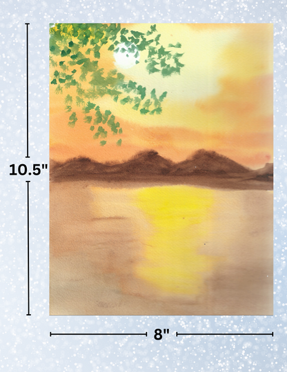 "Sunset Paradise" by Crafting Journey Decorative Diamond Painting Release Papers