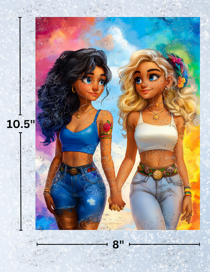 "Unbreakable Bonds, Unstoppable Love" by Stacy Deal Decorative Diamond Painting Release Papers