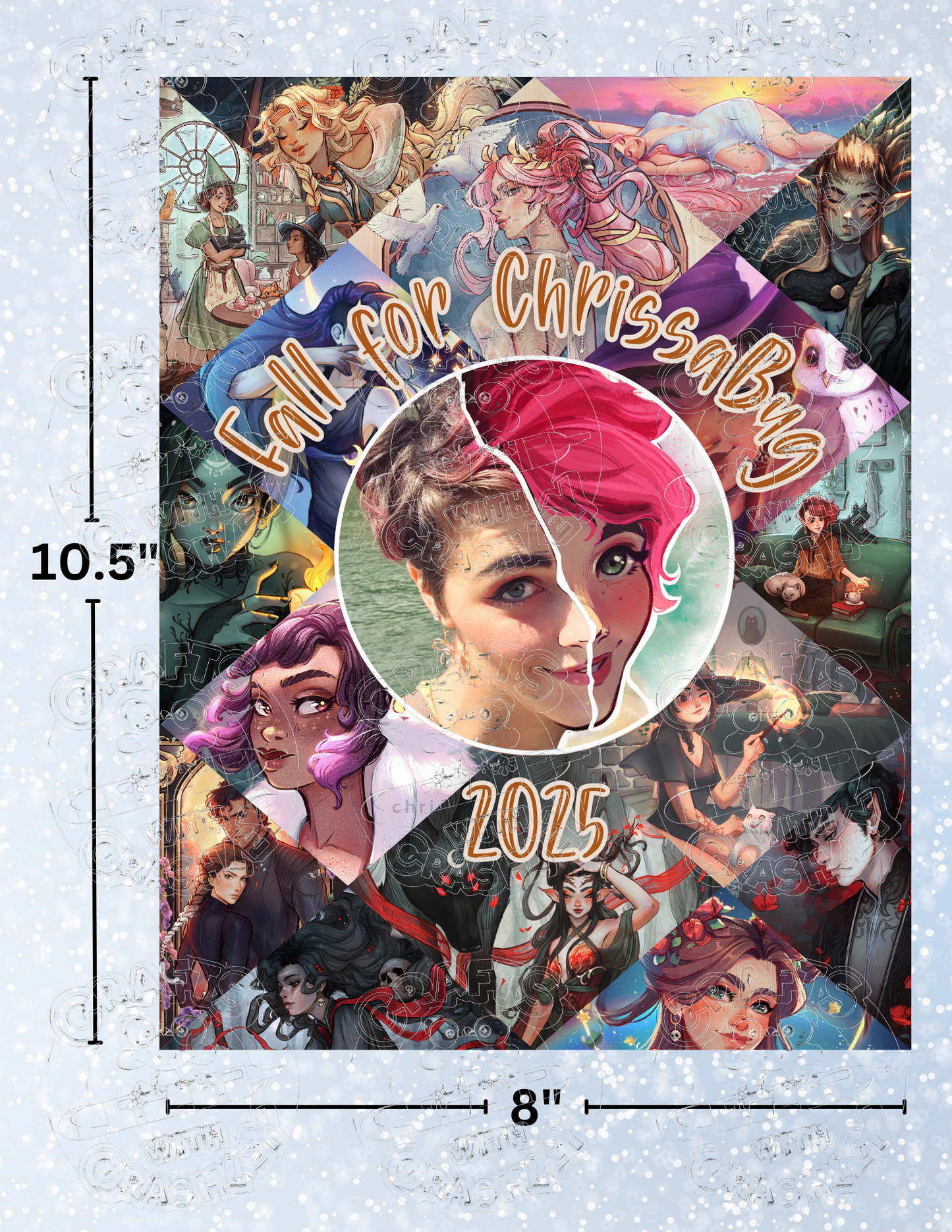 "Fall for ChrissaBug 2025" by ©ChrissaBug Premium Decorative Release Papers for Diamond Painting