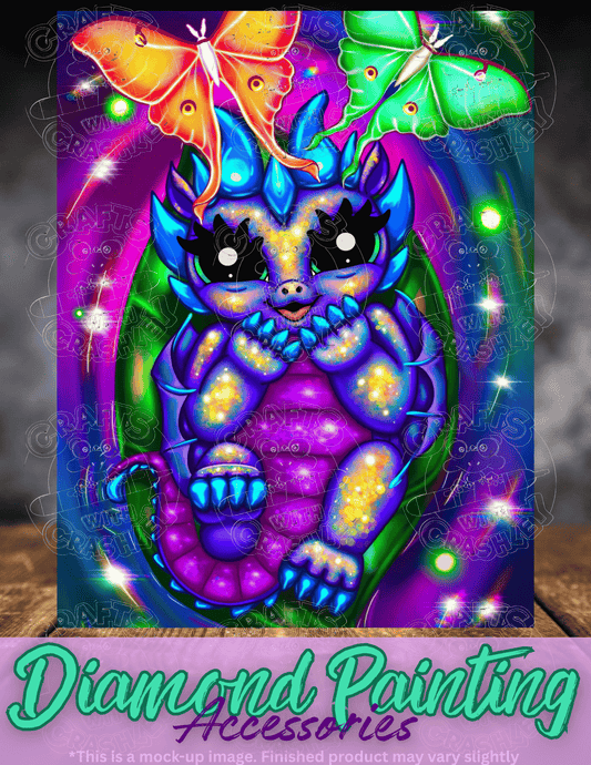 "Luna Moth Surprise" by ©Emma Casey Premium Accessories for Diamond Painting