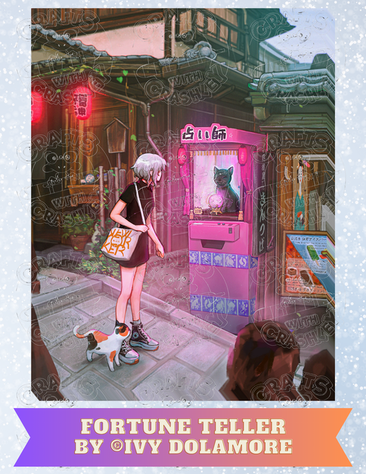 "Fortune Teller" by ©Ivy Dolamore Premium Decorative Release Papers for Diamond Painting