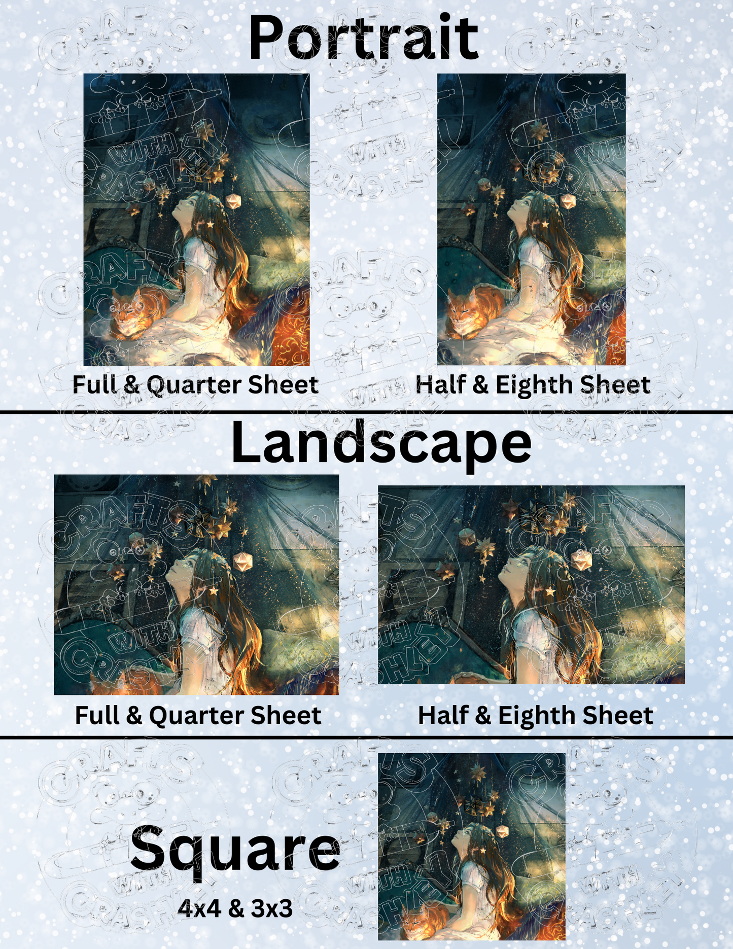 Product Bundle "Counting Stars" by ©Yuumei