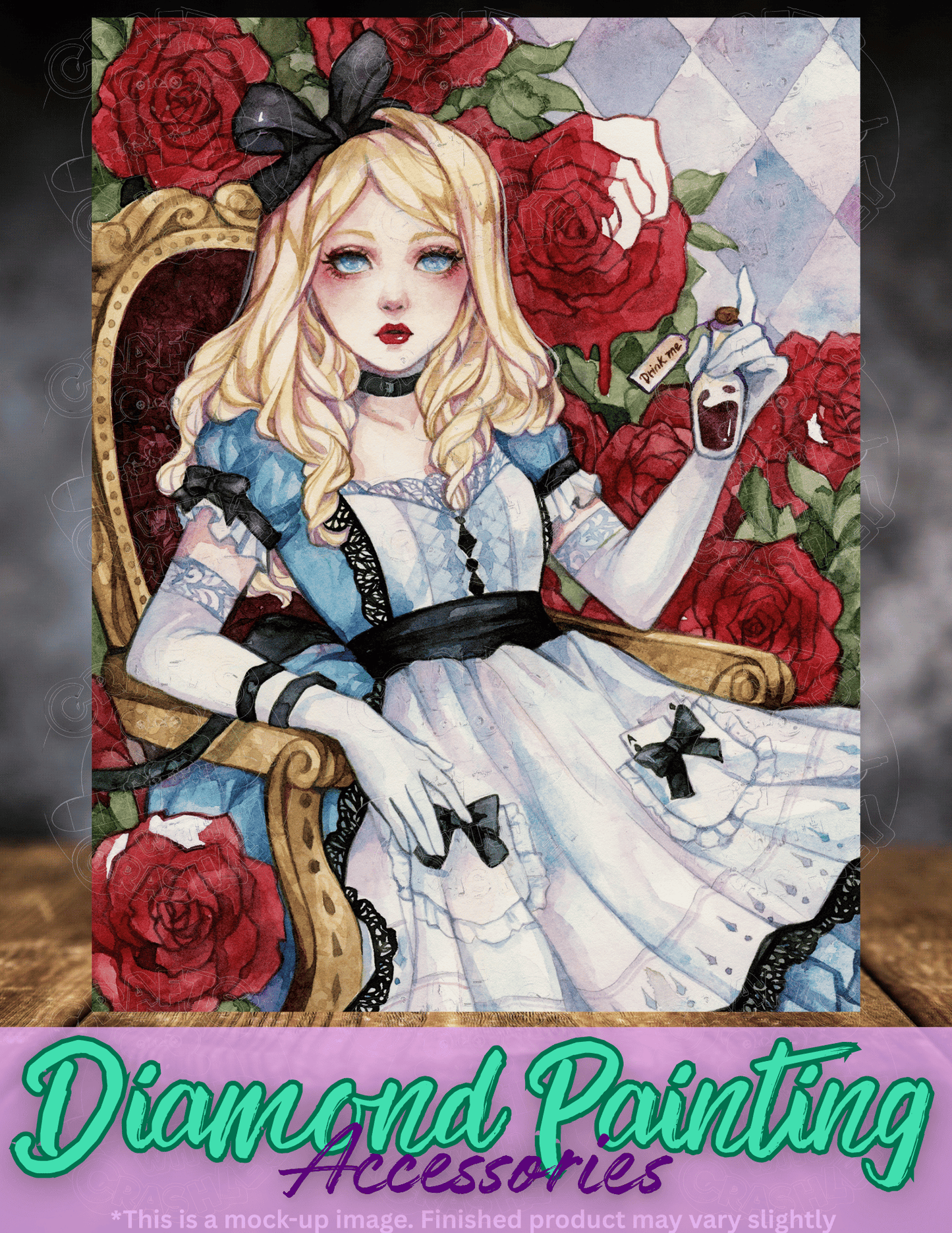 "Alice and Roses" by ©Margaret Morales Premium Accessories for Diamond Painting