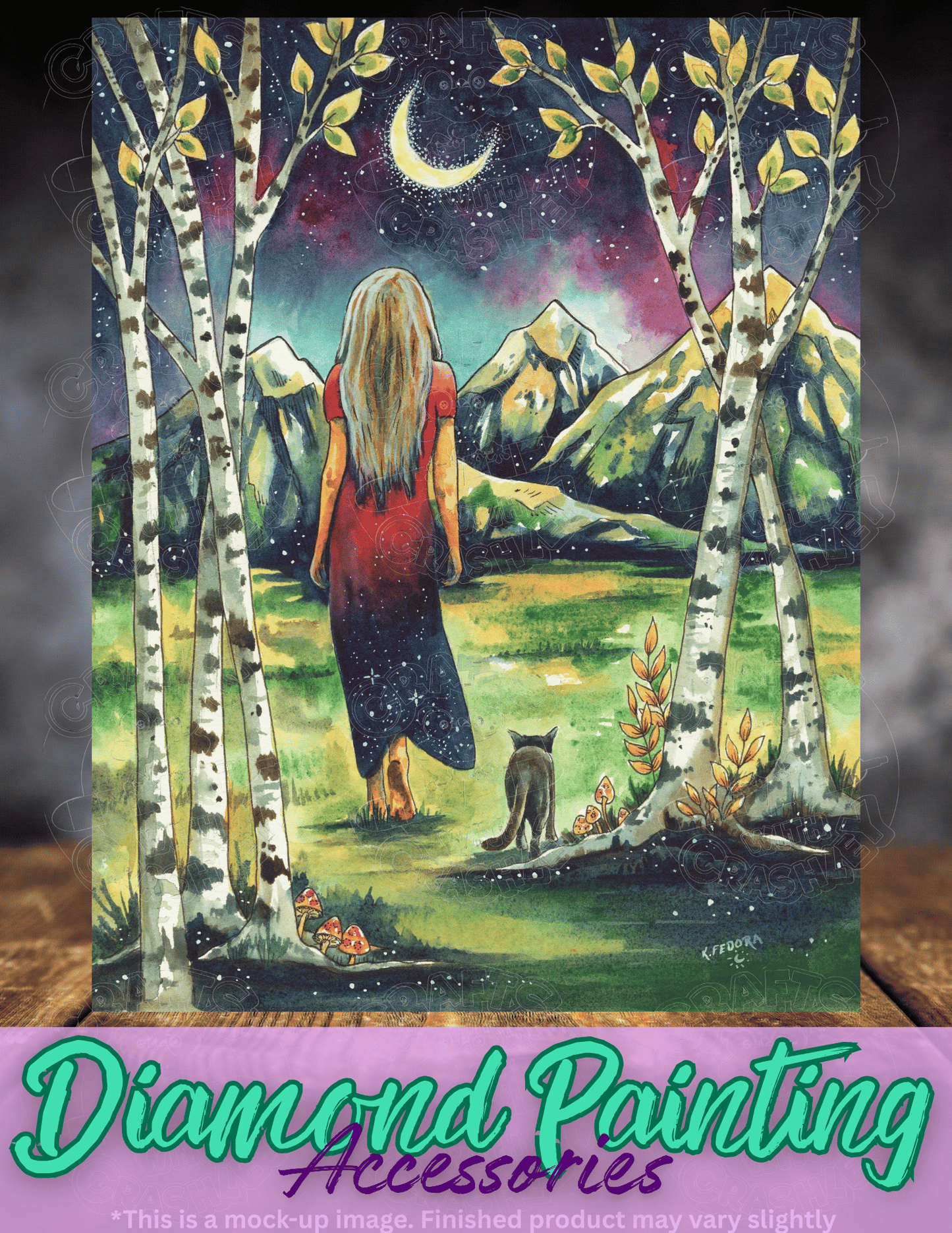 "A Quiet Universe" by ©Kat Fedora Premium Accessories for Diamond Painting