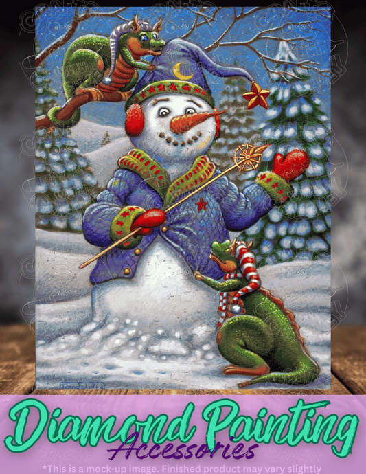 "Snowman Magic" by ©Randal Spangler Premium Accessories for Diamond Painting