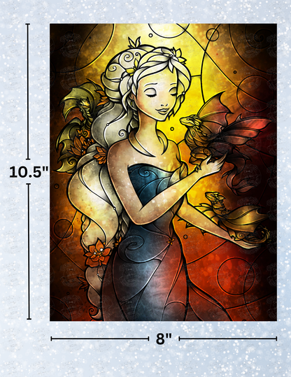 "Dragon Princess" by ©Mandie Manzano Decorative Diamond Painting Release Papers