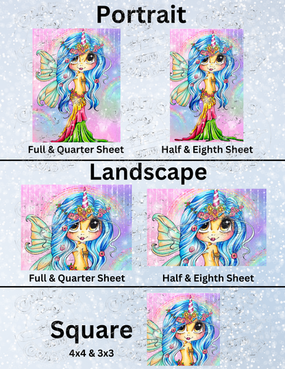 Product Bundle "Unicorn Rainbows Bestie" by ©Sherri Baldy