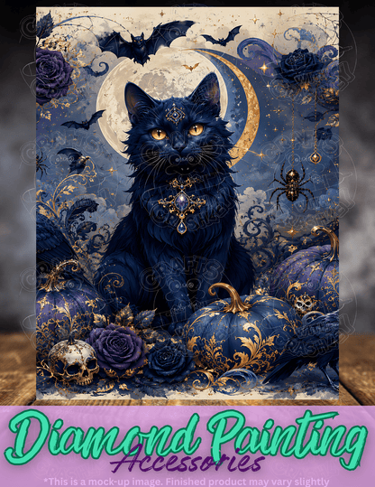 "Raven Cat" Premium Accessories for Diamond Painting