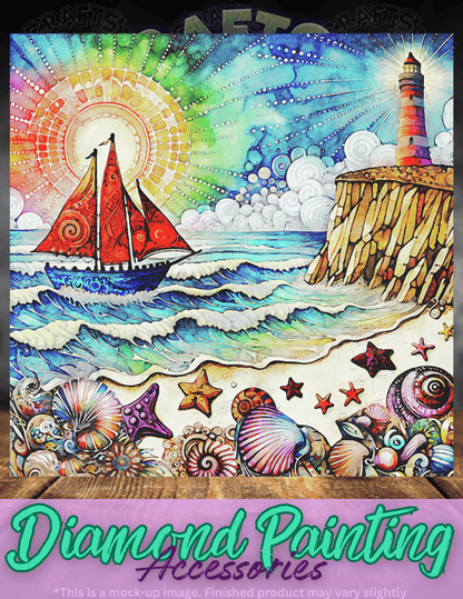"A Fine Day for Sailing" by ©Peggy Collins Premium Accessories for Diamond Painting