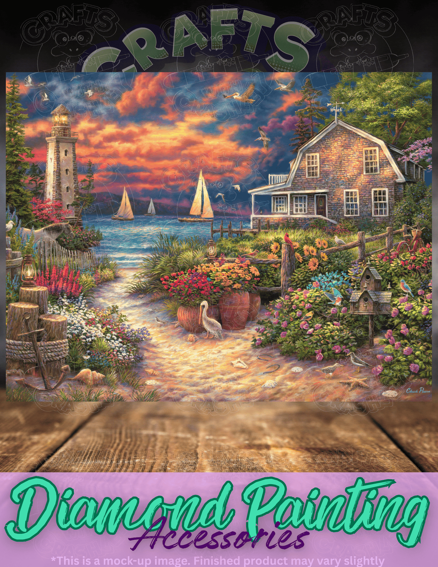 "Peace After the Storm" by ©Chuck Pinson Premium Accessories for Diamond Painting