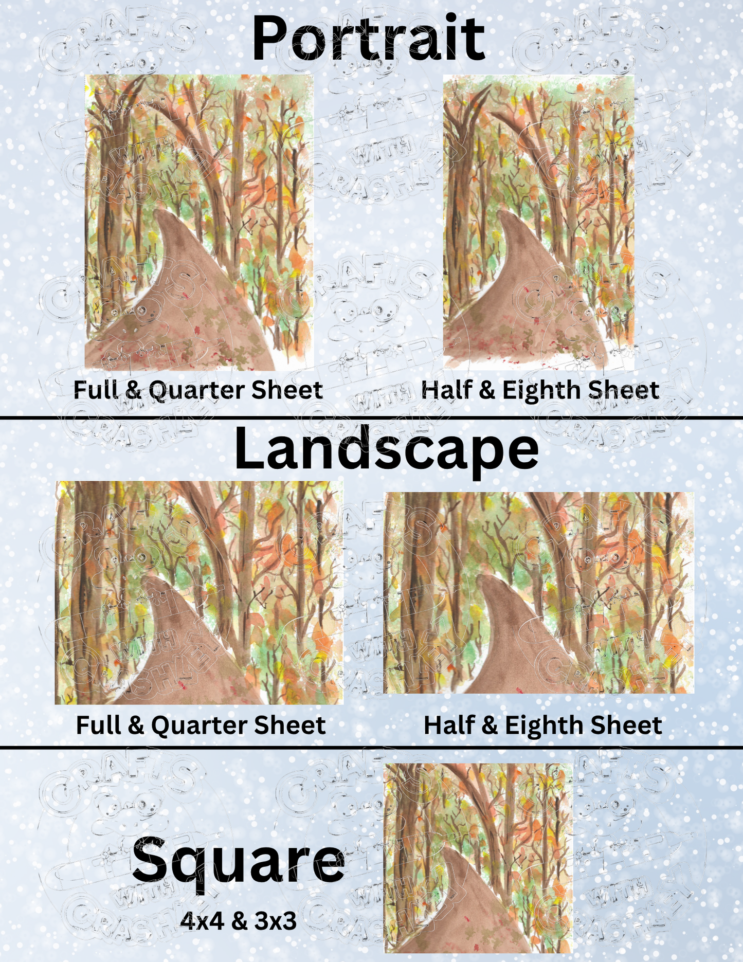 Product Bundle "Time for a Walk" by ©Crafting and Crime Daily