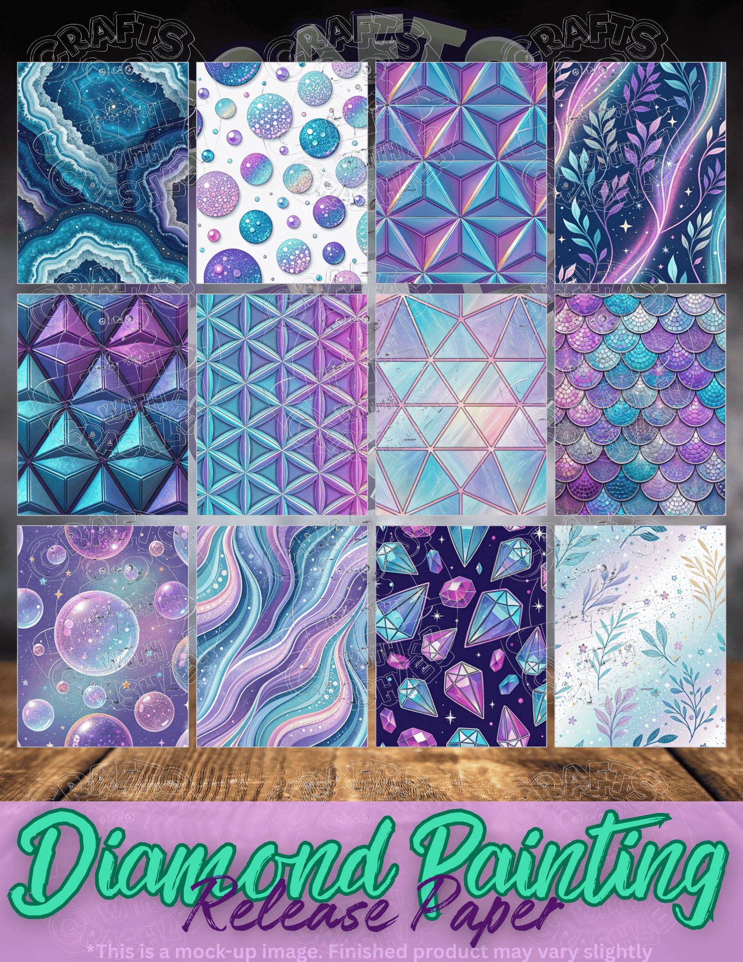 Celestial Prism Dreams Combo Pack Premium Release Paper for Diamond Painting