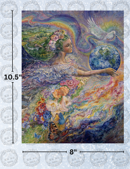 "Earth Angel" by ©Josephine Wall Decorative Diamond Painting Release Papers