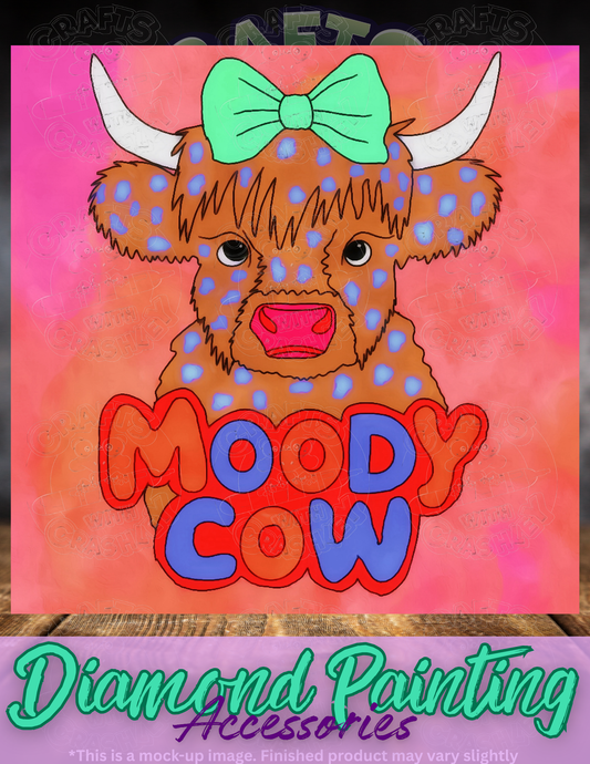 "Moody Cow" by ©Cheryl Carpenter Premium Accessories for Diamond Painting