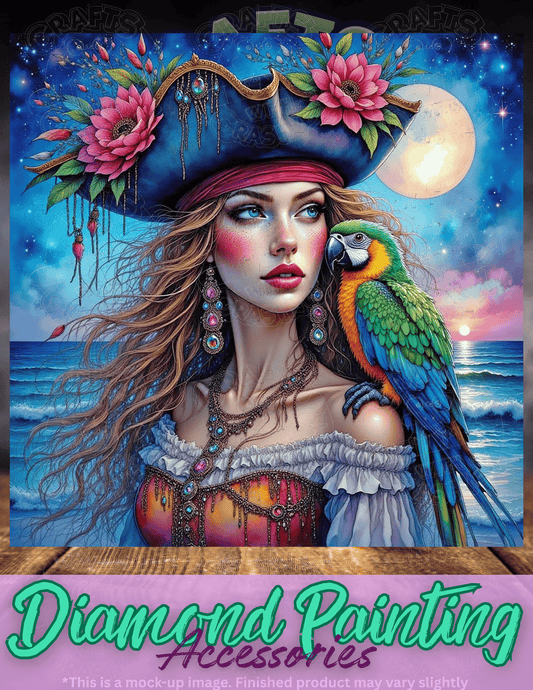 "Pirate Paradise Maiden" by ©Kelly Reins Premium Accessories for Diamond Painting