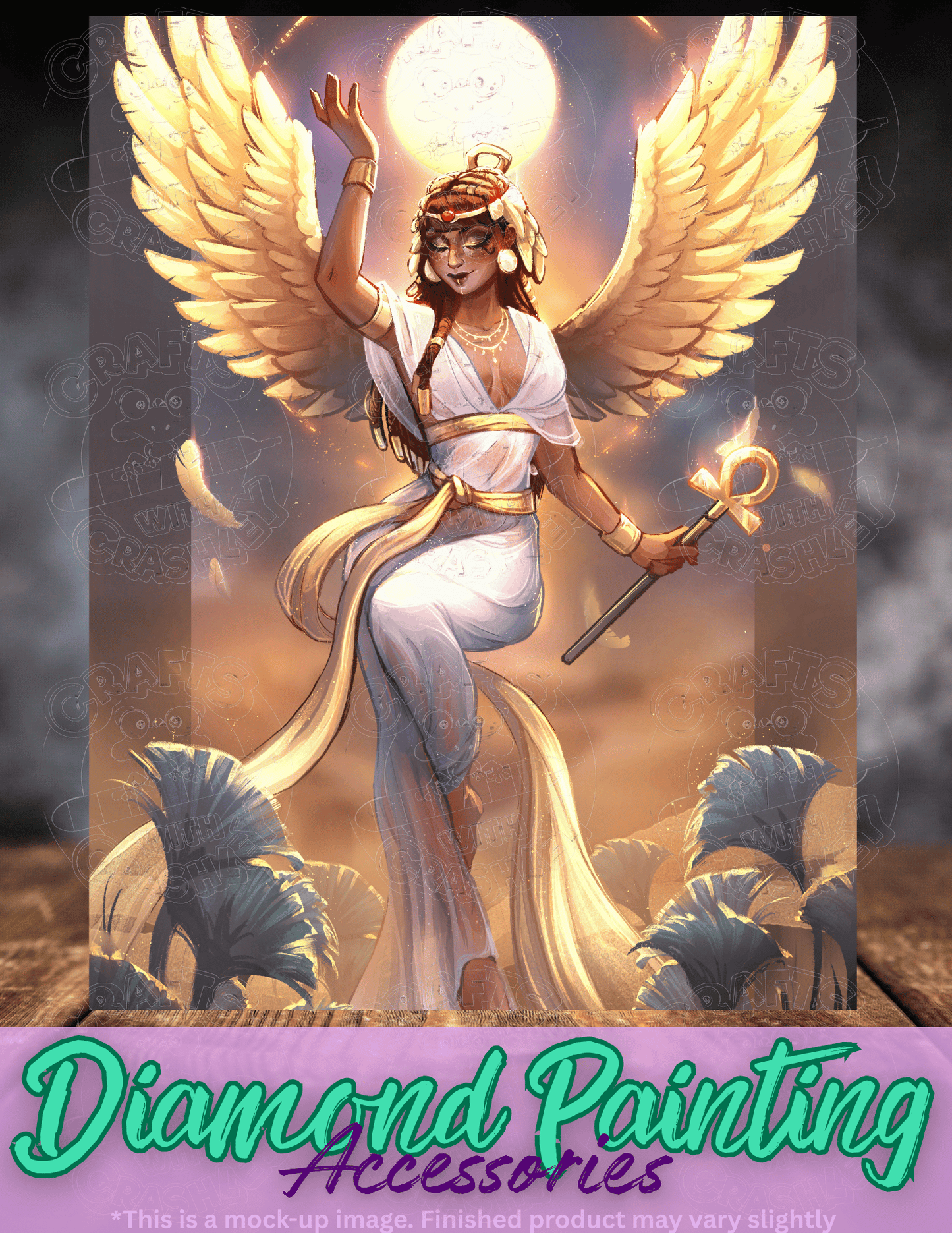 "Aset, Goddess of Magic and Healing" by ©ChrissaBug Premium Accessories for Diamond Painting