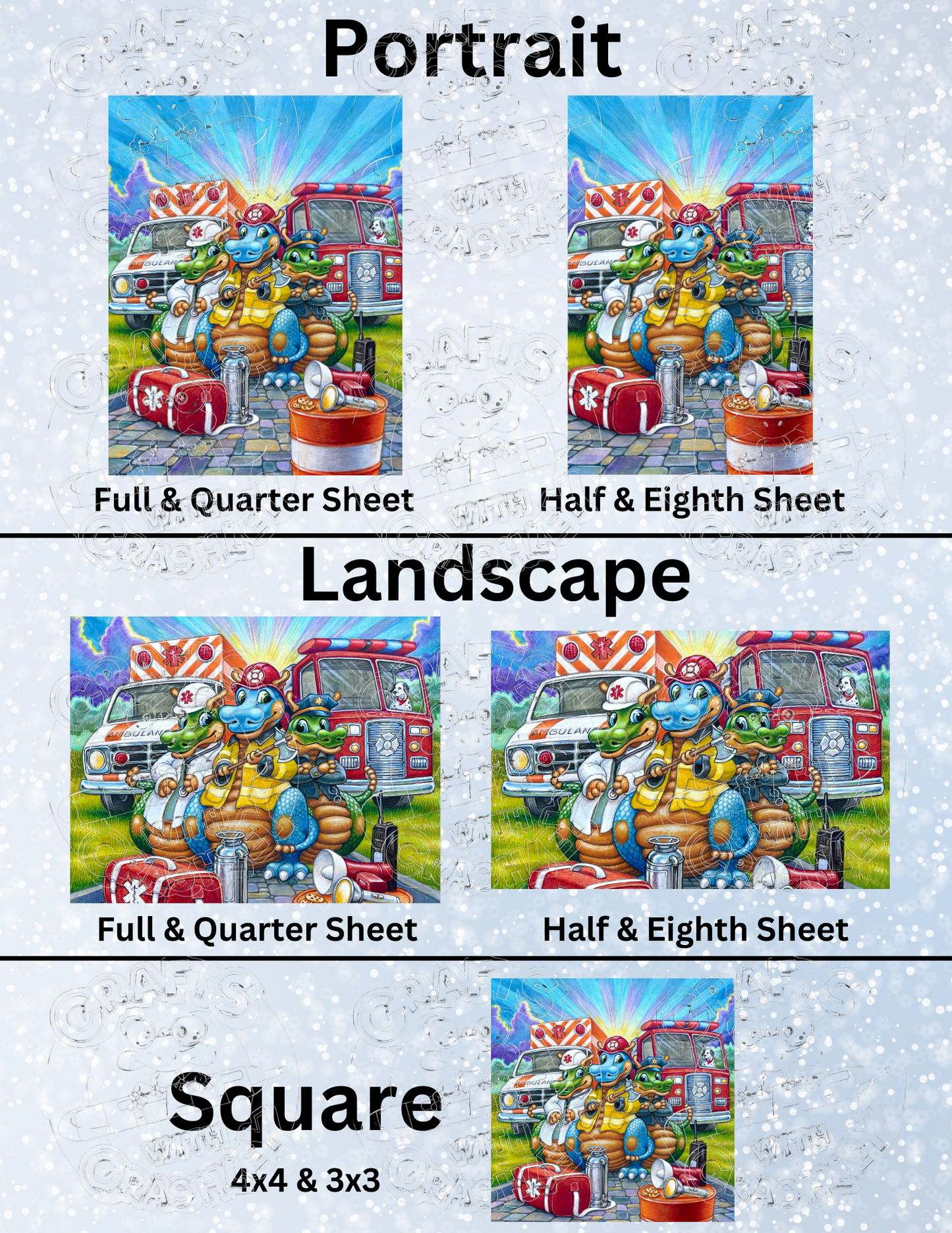 Product Bundle "First Responder Heroes" by ©Randal Spangler