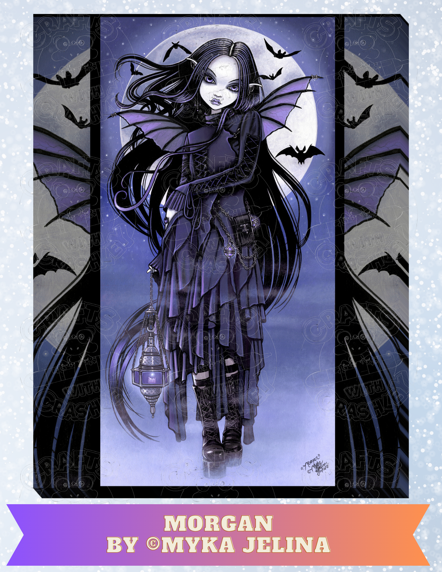 "Morgan" by ©Myka Jelina Premium Decorative Release Papers for Diamond Painting