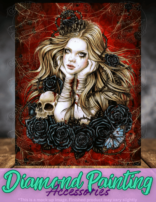 "Mad Queen Alice" by ©Enys Guerrero Premium Accessories for Diamond Painting