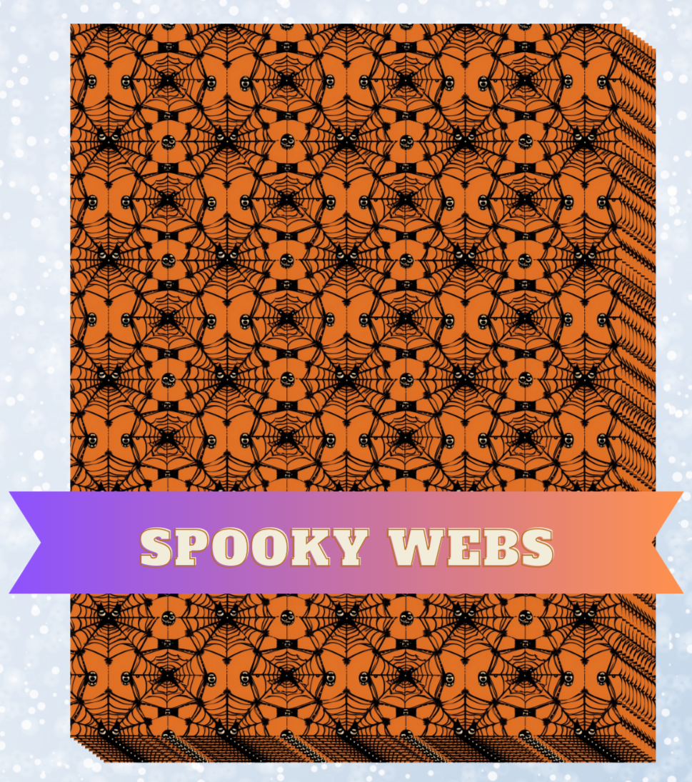 "Spooky Webs" Decorative Diamond Painting Release Papers