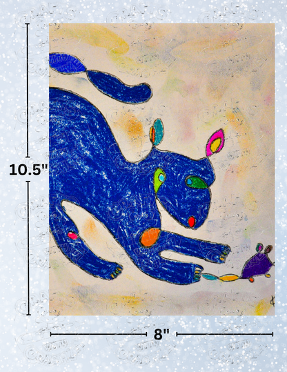 "Thomas Continuous Line" by Kaleena Kollmeier Decorative Diamond Painting Release Papers