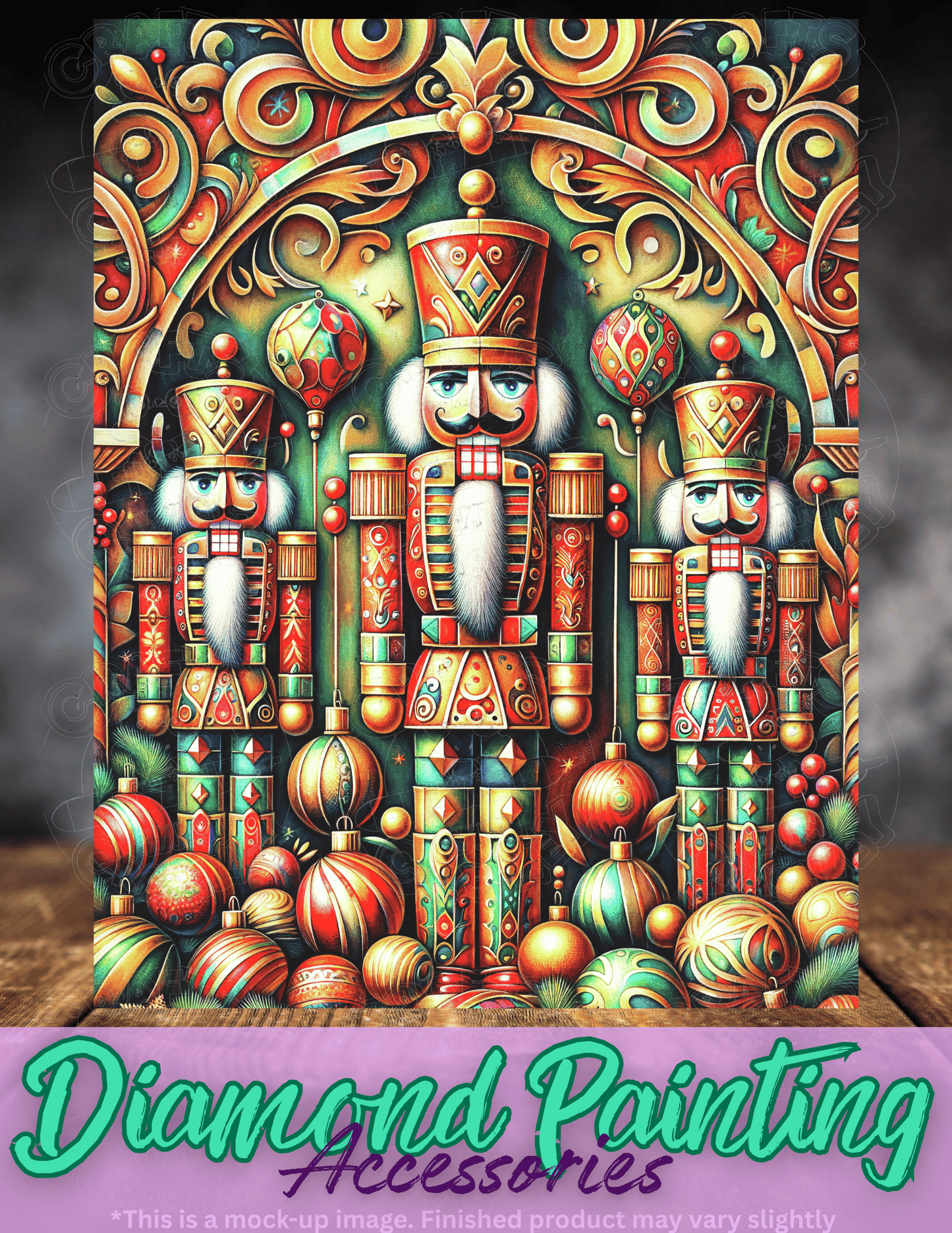 "Nutcrackers on Guard" by ©Peggy Collins Premium Accessories for Diamond Painting